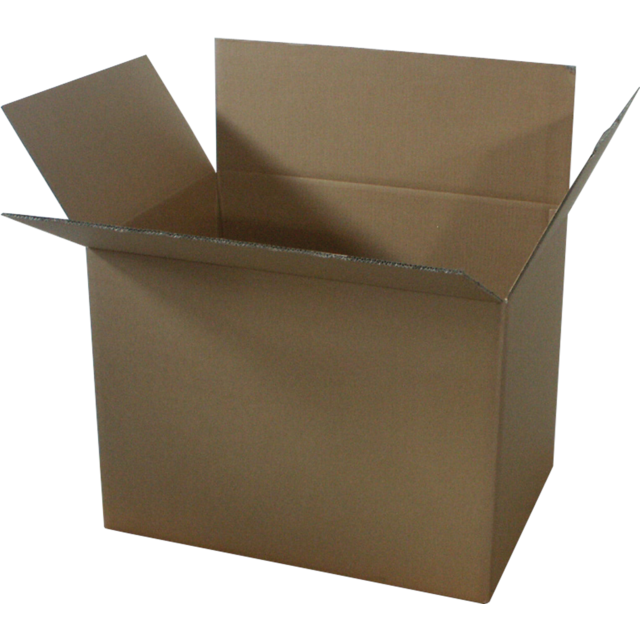 Palletdoos, golfkarton, 785x580x580mm, dubbele golf, bruin