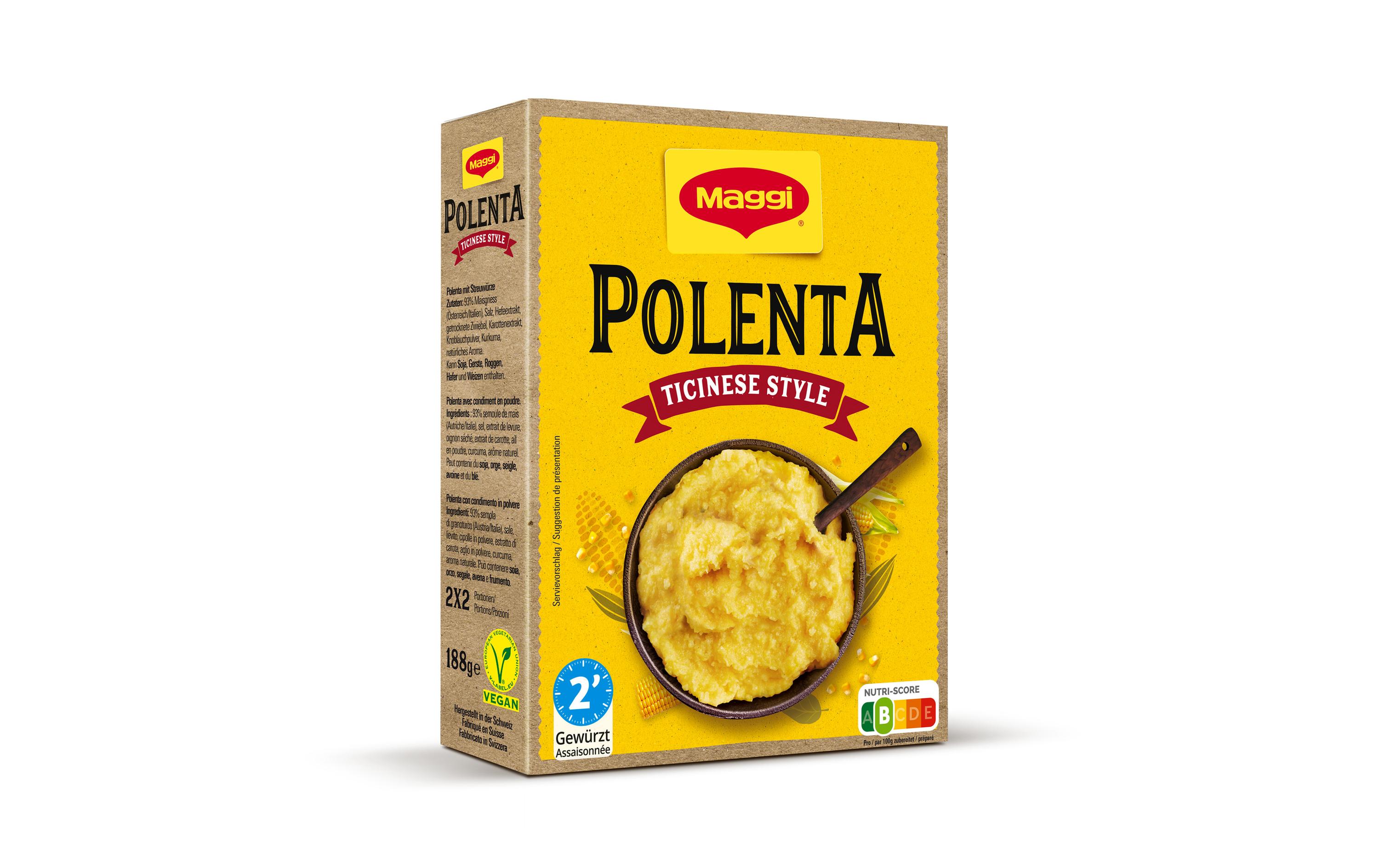 Polenta Ticinese 188 gFertig gewürzte Polenta