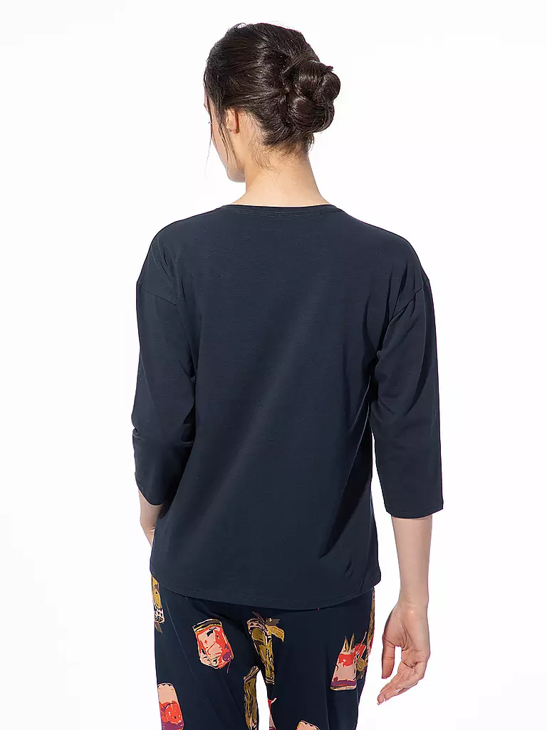 SHORT STORIES Pyjamashirt dunkelblau