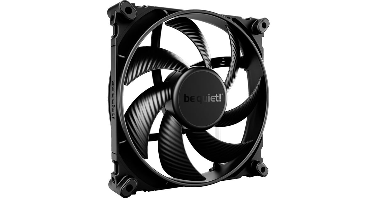 be quiet!Silent Wings 4 PWM case fan  (Zwart, 140 x 140 x 25 mm)