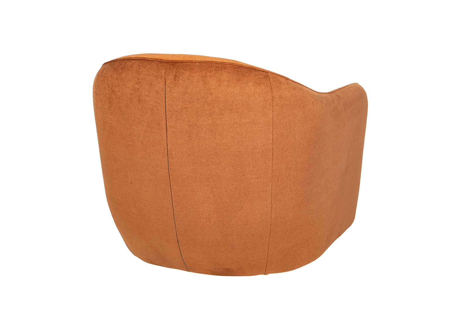 Beetle hvilestol I tekstil Velvety bronse med sorte metallben. Comfort C1