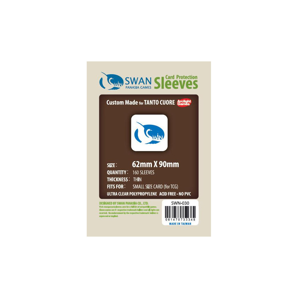 Swan Panasia - Card Sleeves Standard - 62x90mm - 160p