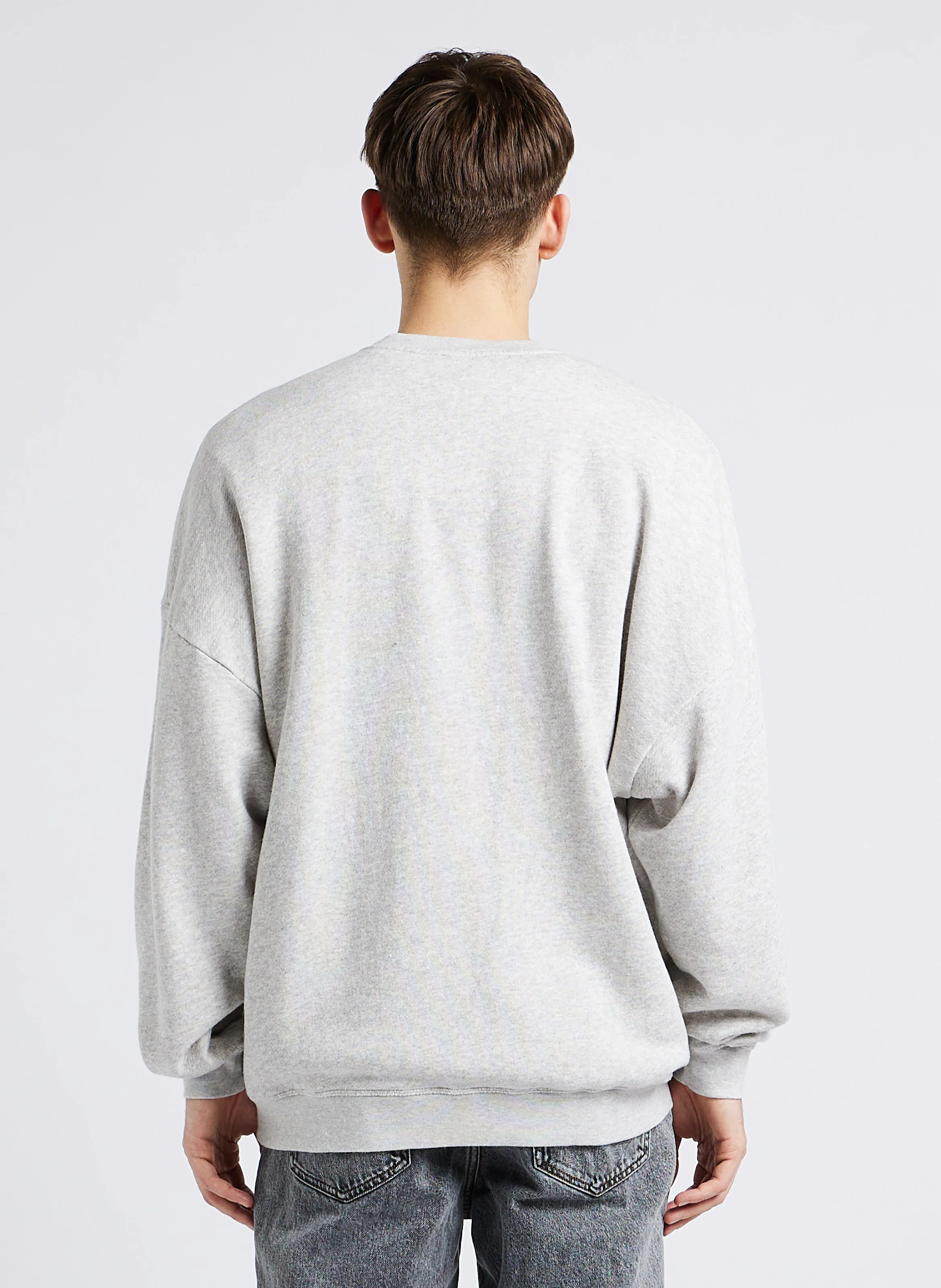 KODYTOWN - Sweat col rond sérigraphié en coton bio | Gris