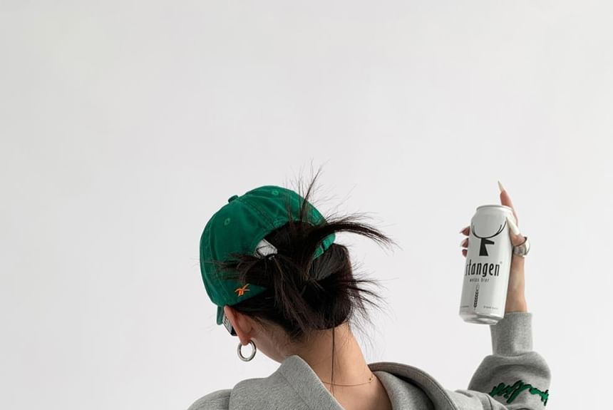 Essere - Oversized hoodie met geborduurde letters