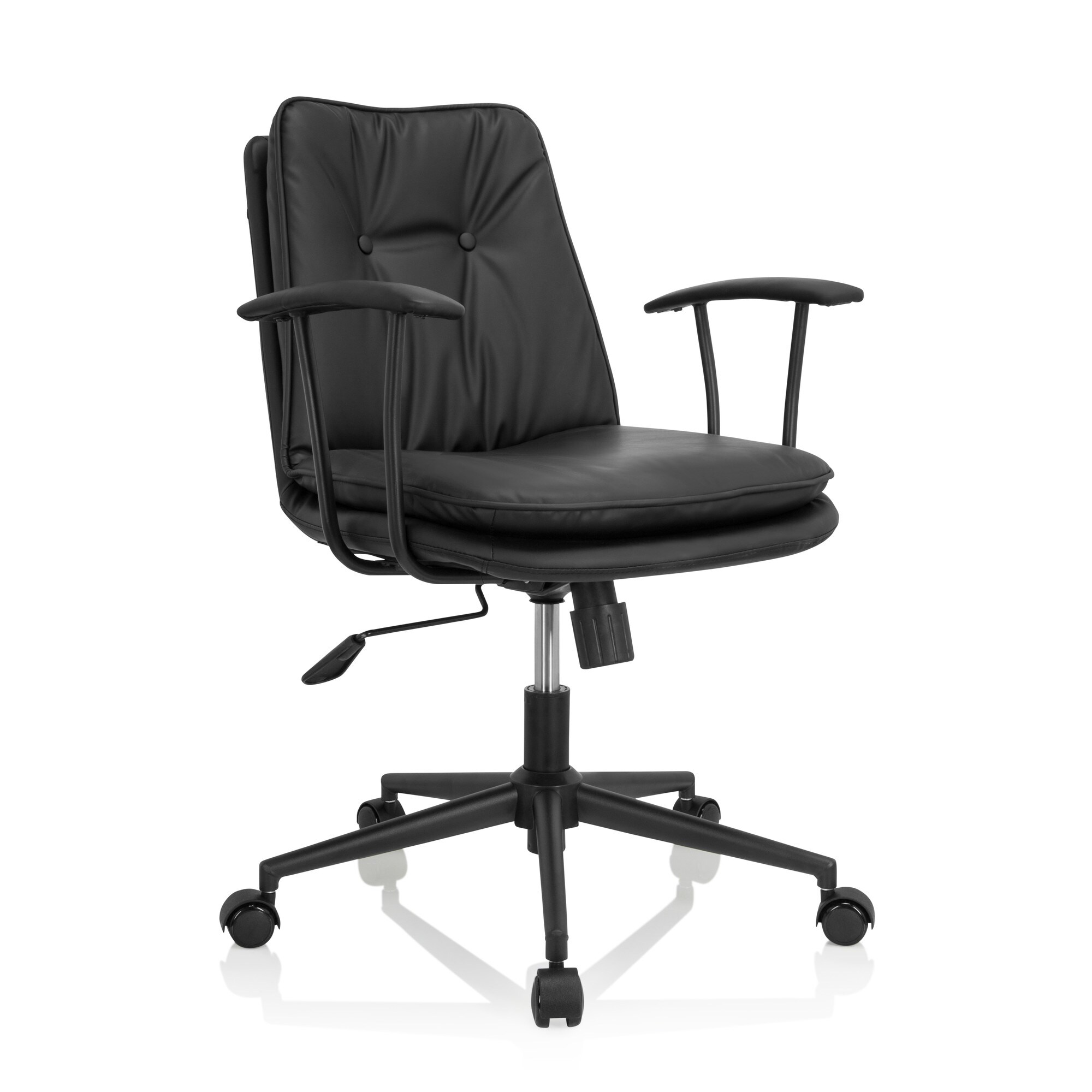 Home Office Bürostuhl SMALLO Kunstleder mit Armlehnen hjh OFFICE