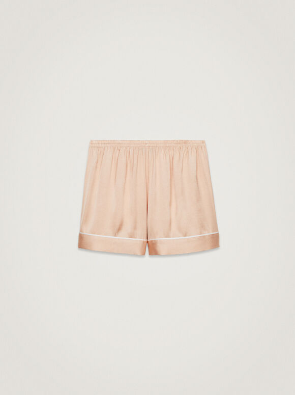 Conjunto de pijama personalizável com máscara para os olhos - Rosa