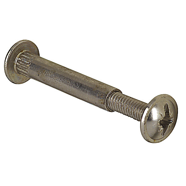 20 vis de liaison acier nickelé Diall Ø5 mm x L.35 mm
