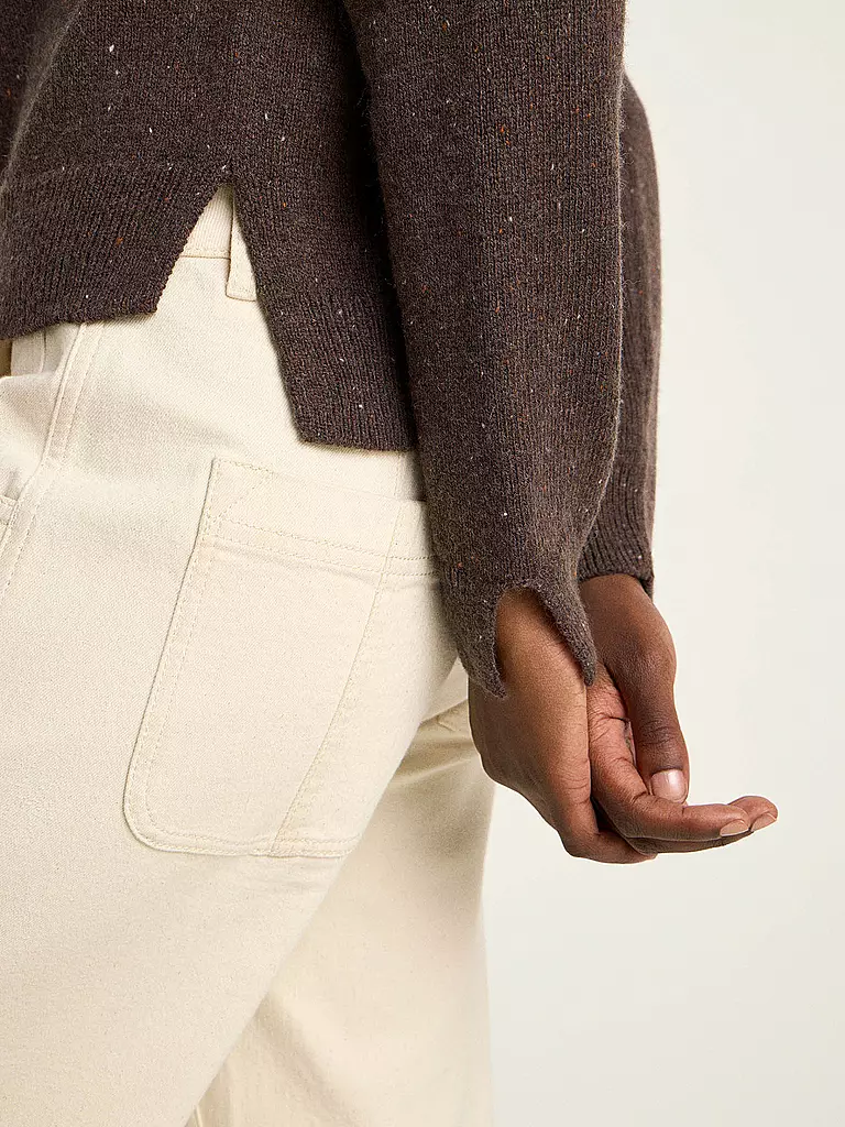 LANIUS Strickjacke Boxy Fit braun