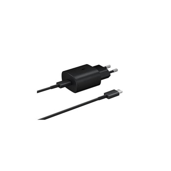 Samsung Carregador Super Fast Charging 25W   Cabo Usb-c Black