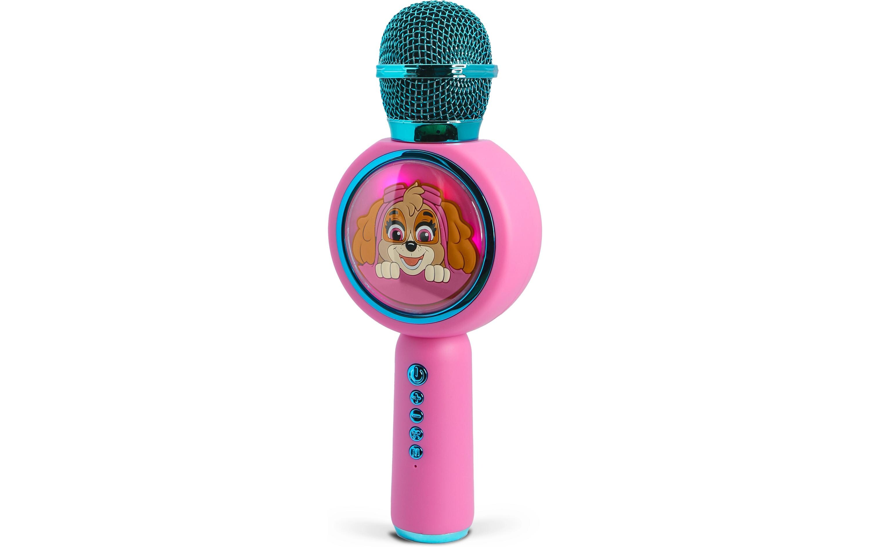 Mikrofon Paw Patrol Skye PopSing Karaoke PinkKaraoke-Mikrofon im Paw Patrol--Design mit eingebautem Lautsprecher