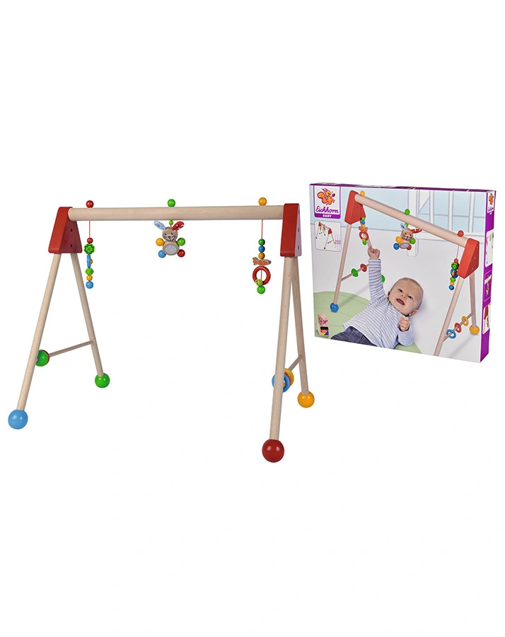 Spielbogen BUNTER HASE aus Holz