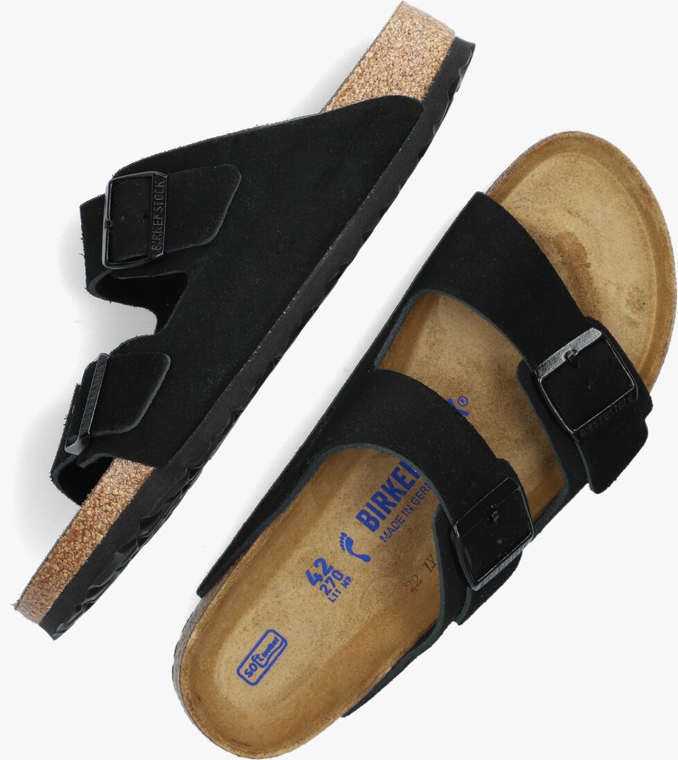 BIRKENSTOCK zwarte birkenstock slippers arizona bs
