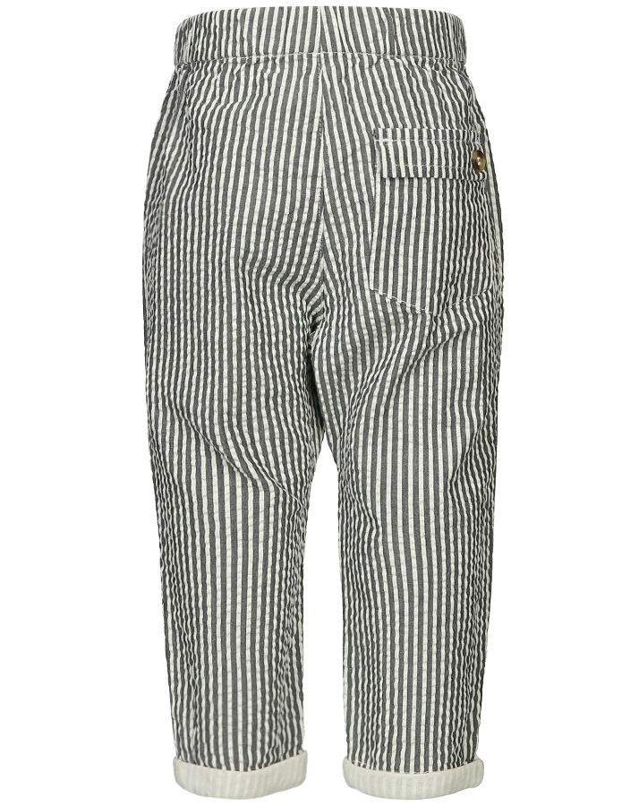 Hose NBMFILUR in dunkelblau/weiß