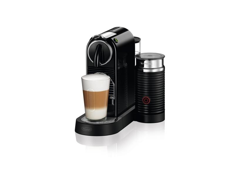 De'Longhi Kaffeemaschine Nespresso CitiZ & Milk EN267.BAE S Elegante Kapselmaschine der Original Line mit Aeroccino-Milchschäumer