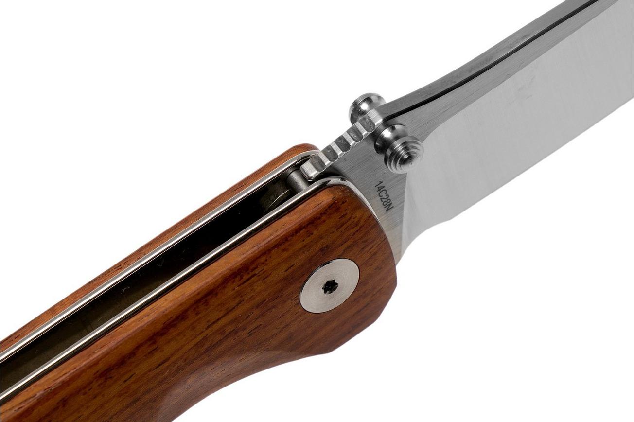 QSP Knife Hawk QS131-O1 Mkuruti Wood, Satin, zakmes