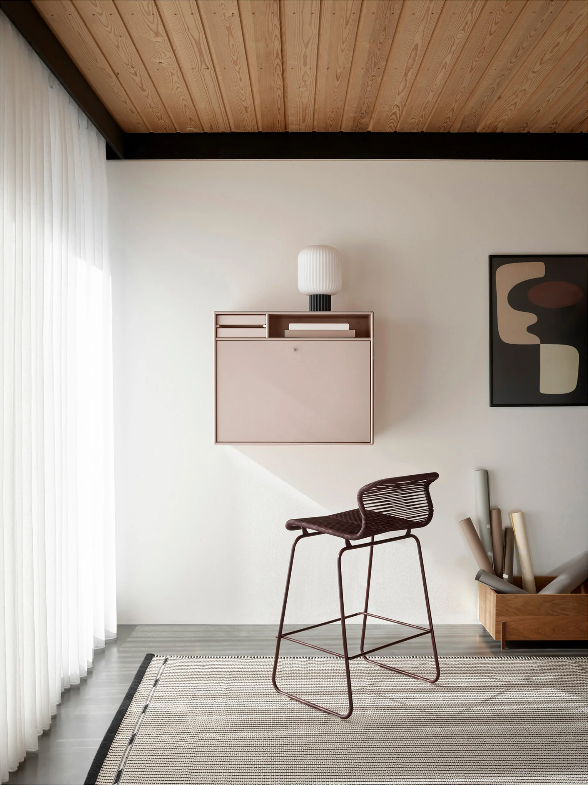 Handgemaakt wandbureau Studio
