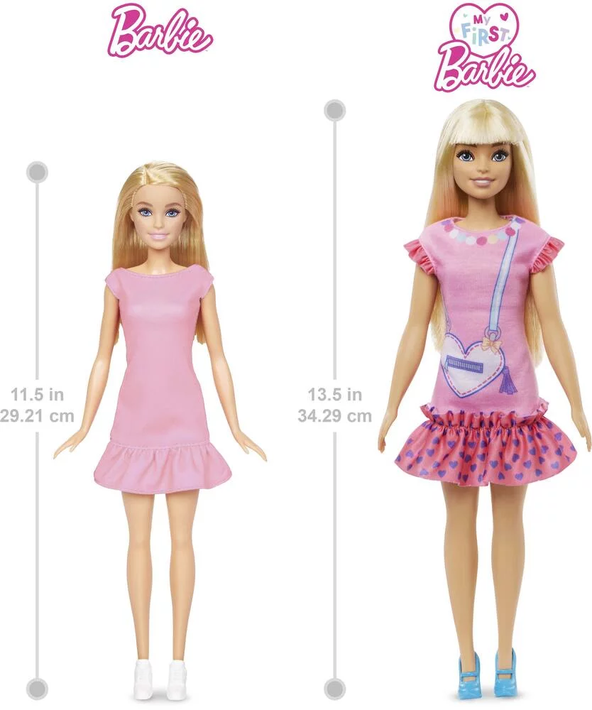 BARBIE - MA PREMIERE BARBIE BLONDE - POUPEE MALIBU 35 CM