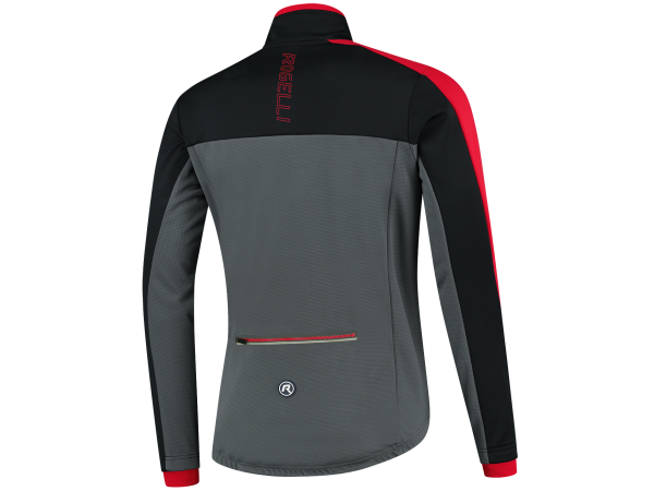 Rogelli Freeze Vinterjakke, Red/Grey/Black