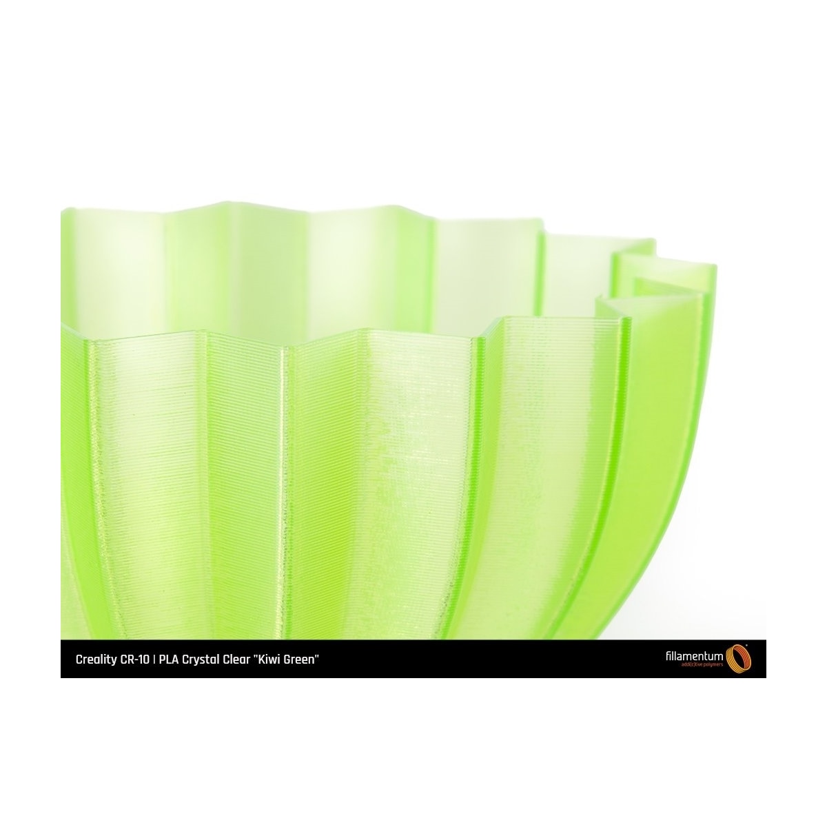 Fillamentum PLA Crystal Clear - Kiwi Green