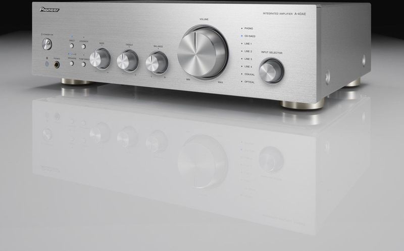 Pioneer - A-40AE - Stereoversterker - Zilver - Aluminium