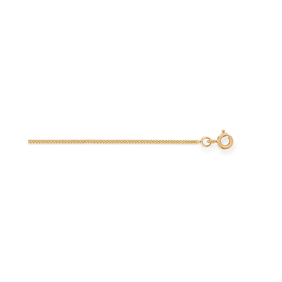 Chaine Brillaxis maille gourmette or jaune 18 carats