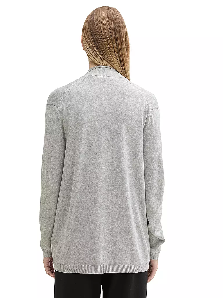 TOM TAILOR Strickjacke grau