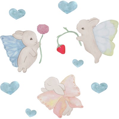 That's Mine Veggklistremerker Fairy Bunnies 3-Pakk