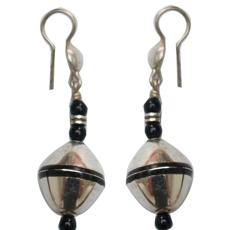 boucles d'oreilles perles touareg