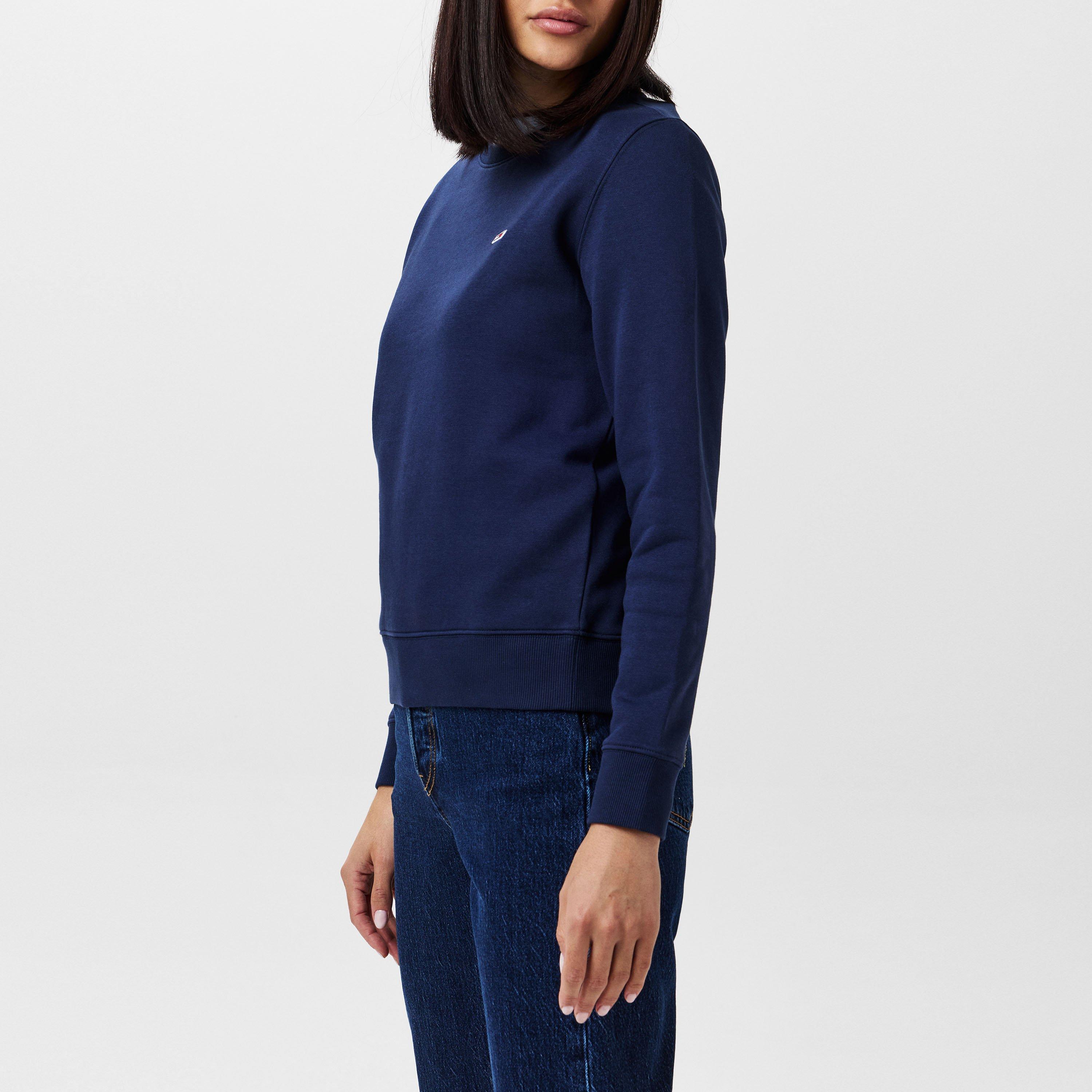 Tommy Jeans Regular Fleece Crew Neck Sweater