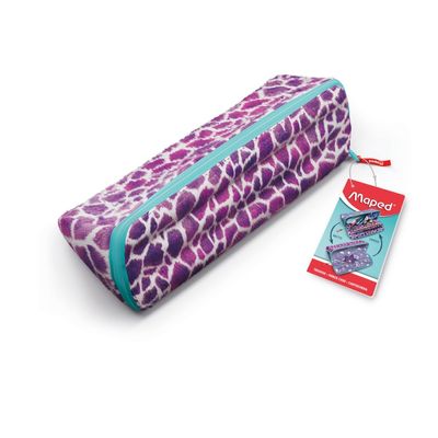 Maped - Trousse à ouverture XXL Effet - velours rose