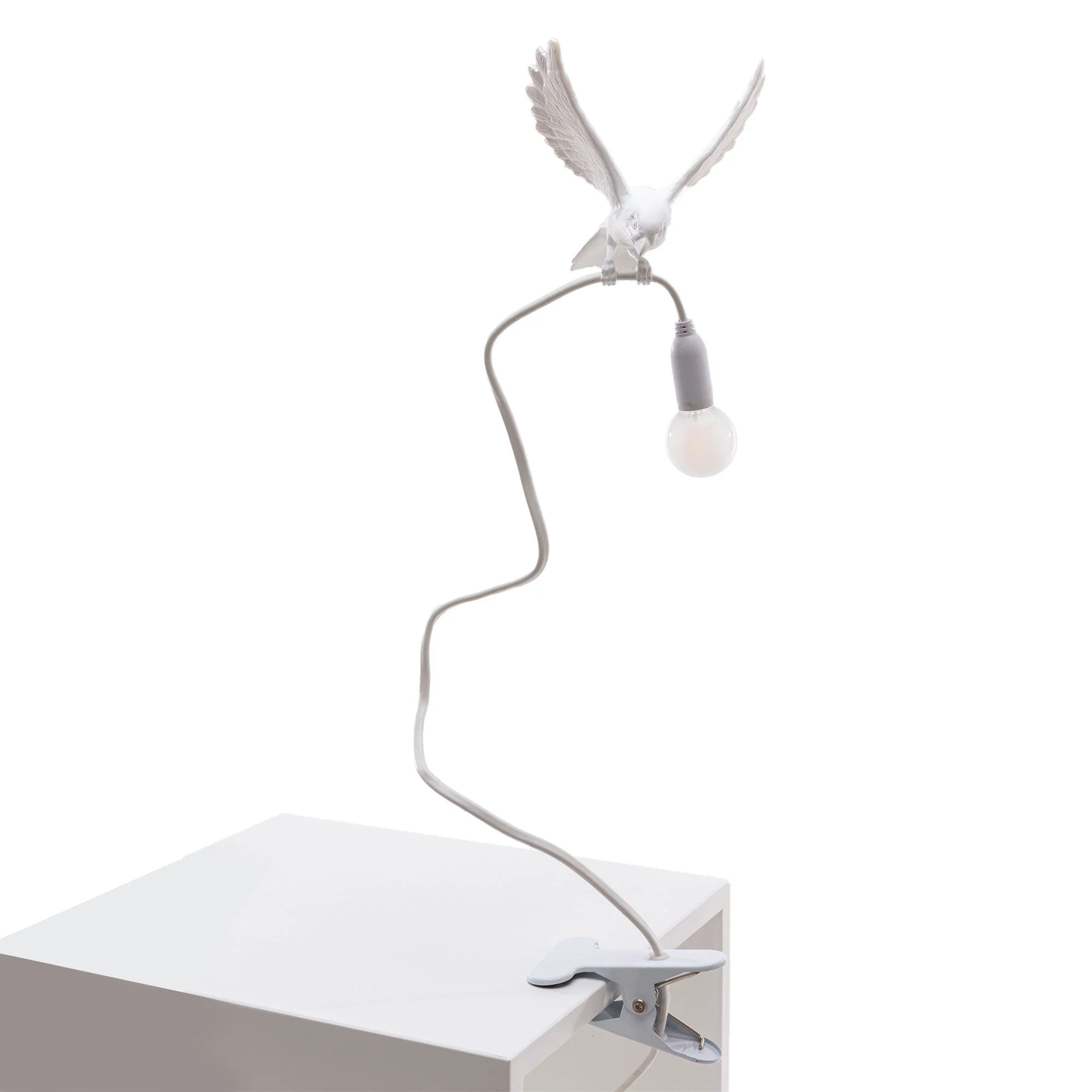 SPARROW / TAKING OFF - Spot à pince | Blanc