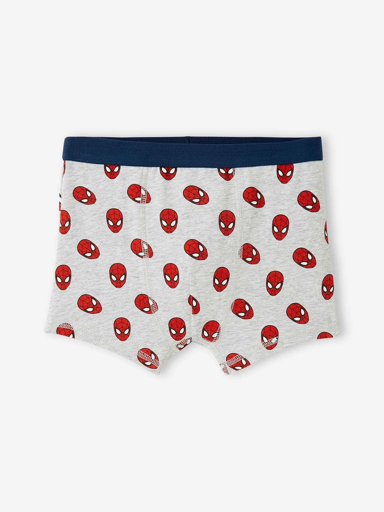 Pacote com 3 cuecas boxer lisas azul-escuras do Homem-Aranha da Marvel®