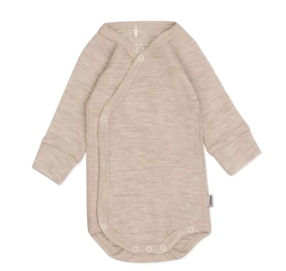 Lillelam Ullbody Mini<br>Omslagsbody i super myk 100% merinoull!