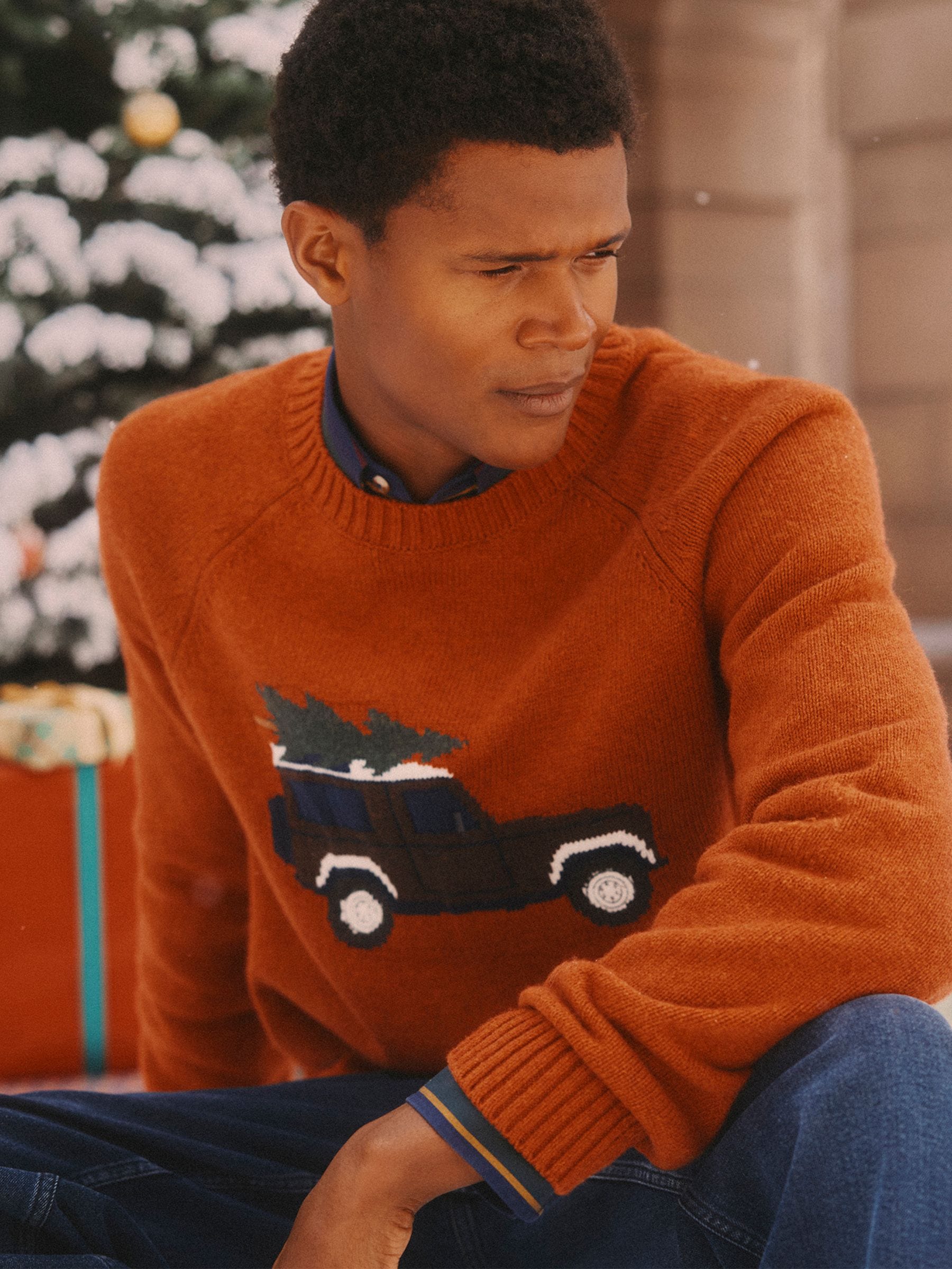 Offroad Crew Neck Christmas Jumper