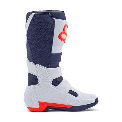Bottes cross Fox COMP 2025 - Blanc / Bleu