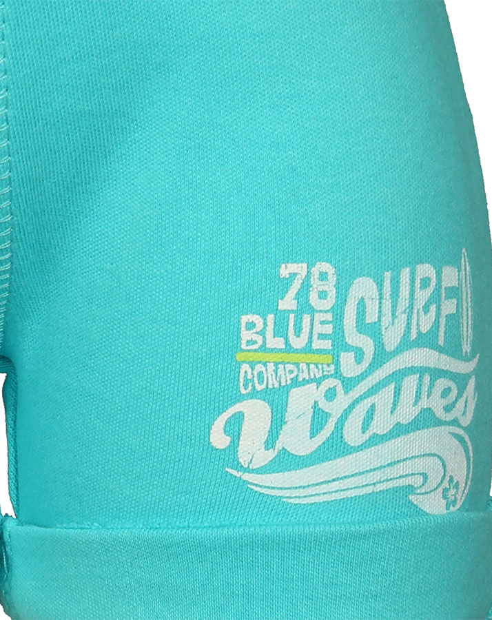 Jersey-Shorts SURF WAVES in aqua