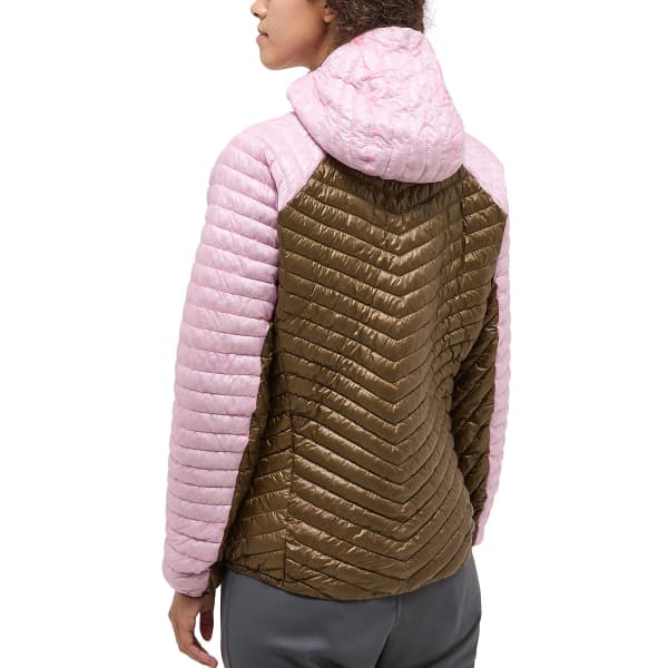 Doudoune randonnée HAGLÖFS HAGLOFS L.I.M MIMIC HOOD W FRESH PINK/TEAK BROW