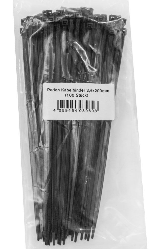 Radon Kabelbinder 200x3,6mm (100 Stück) kaufen | Bike-Discount