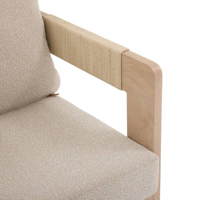Fauteuil de salon de jardin ORYNA Beige / Honey
