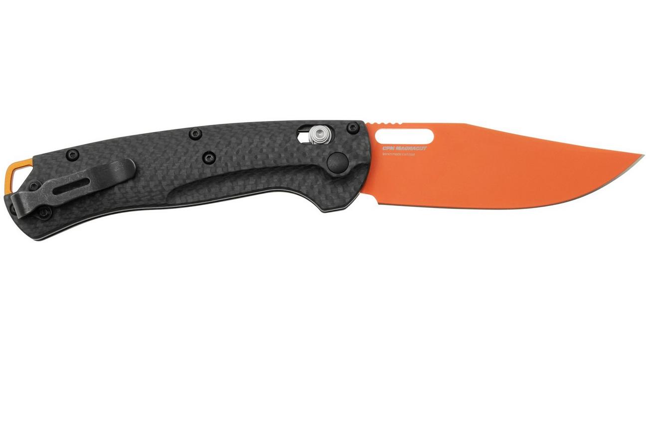 Benchmade Taggedout 15535OR-01, Magnacut, Carbon, jachtzakmes