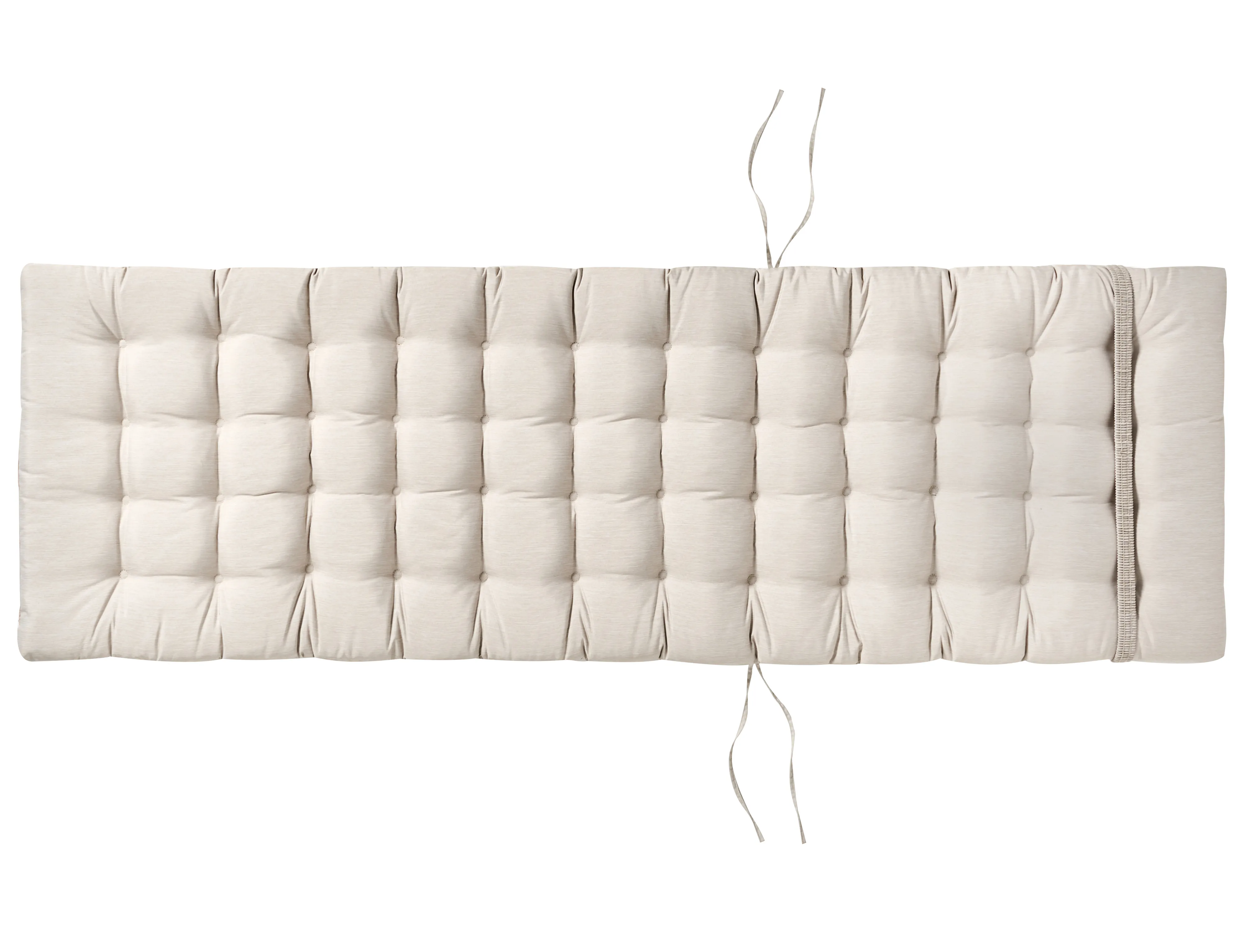 Ligstoel met kussen CESANA PREMIUM Acaciahout Lichtbeige