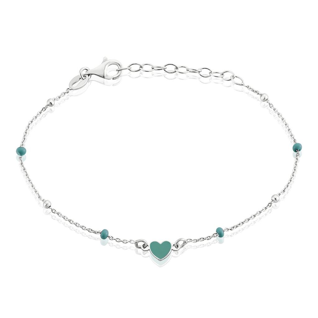 Bracelet Argent Blanc Augustine