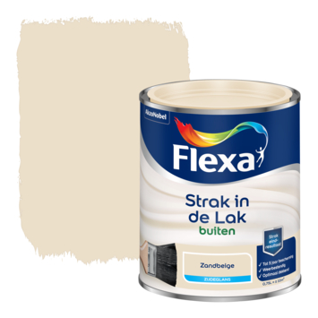 Flexa Strak in de Lak buitenlak zijdeglans zandbeige 750 ml