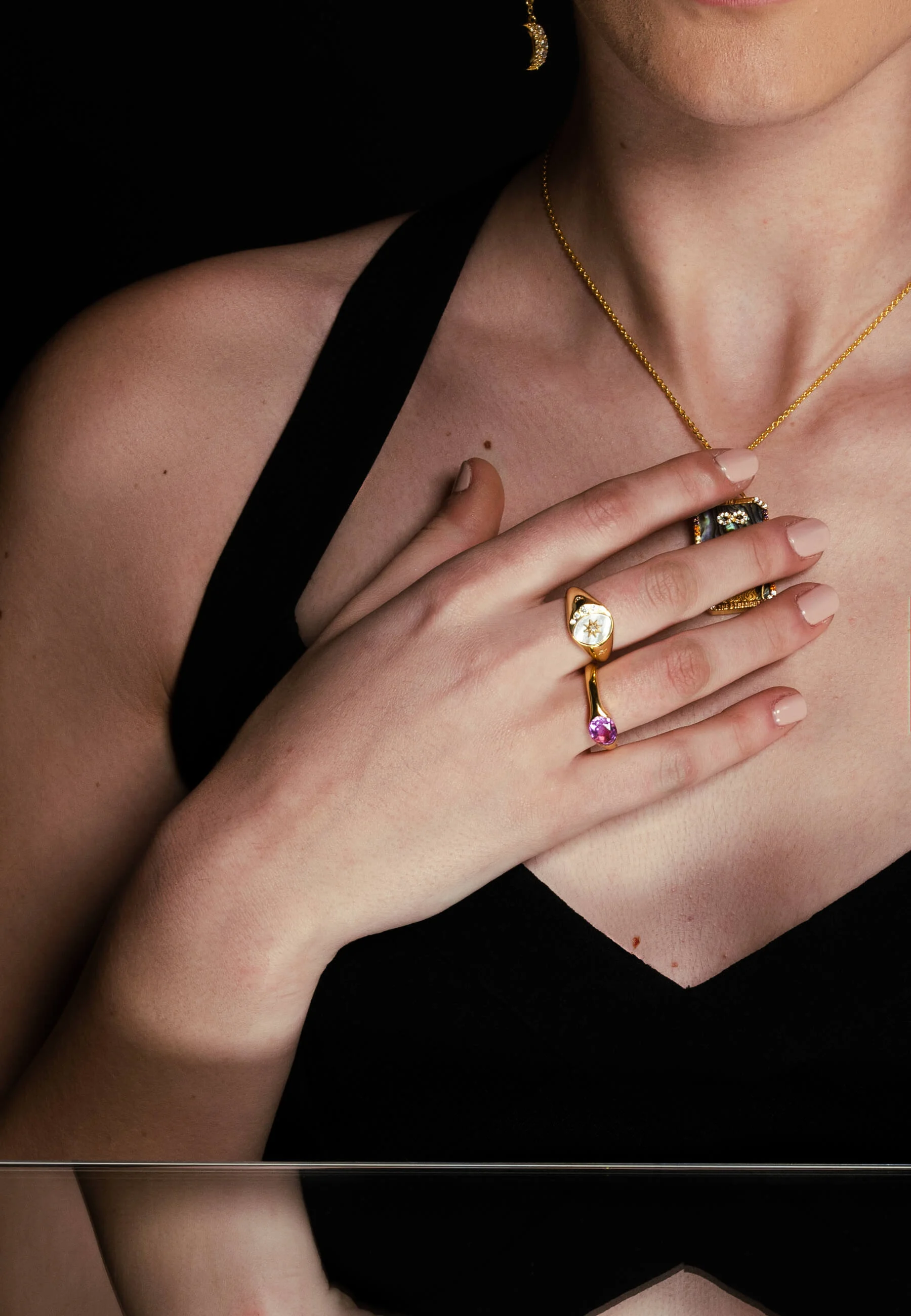 CELESTIAL SIGNET - Bague à cachet | Doré