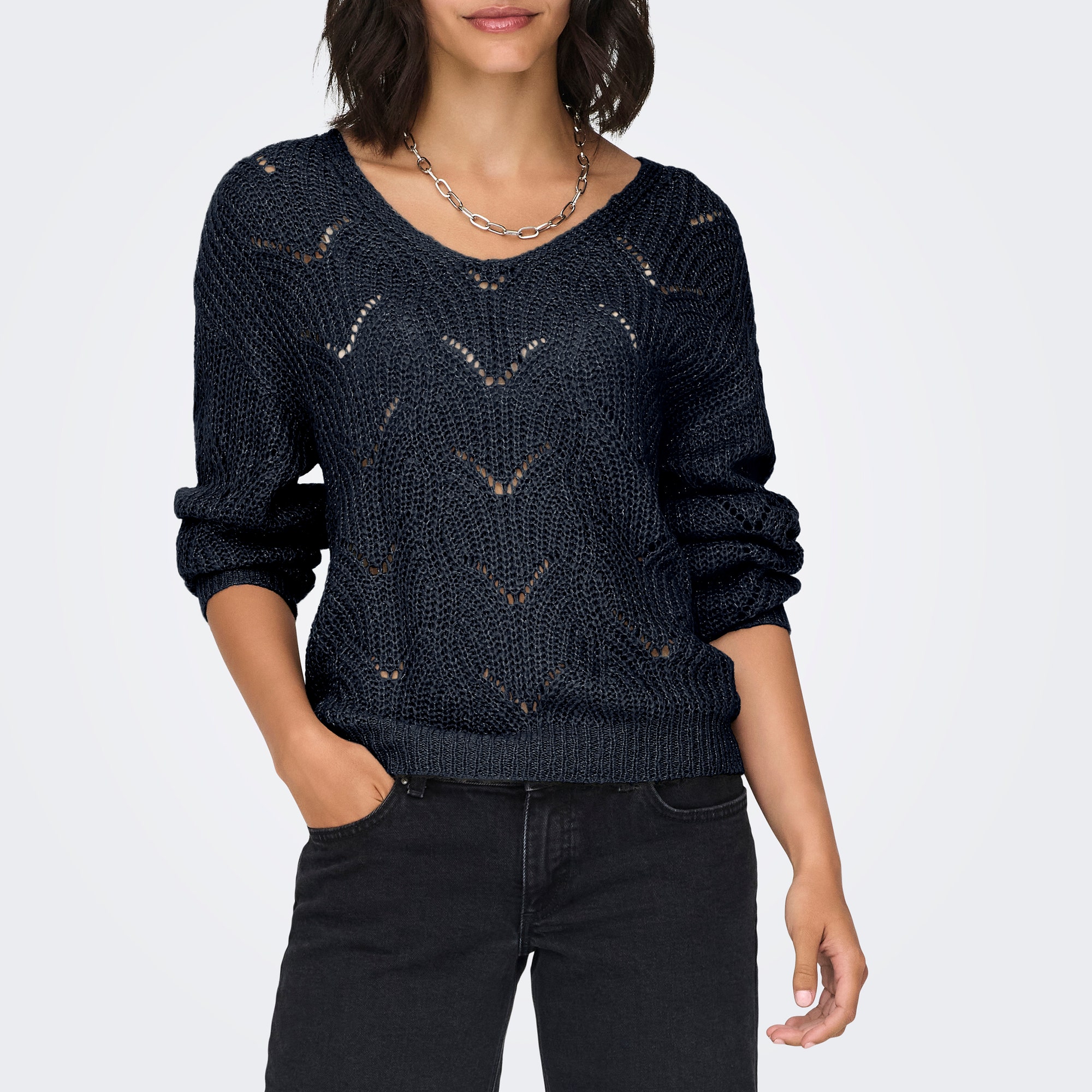 Pull Femme bleu marine