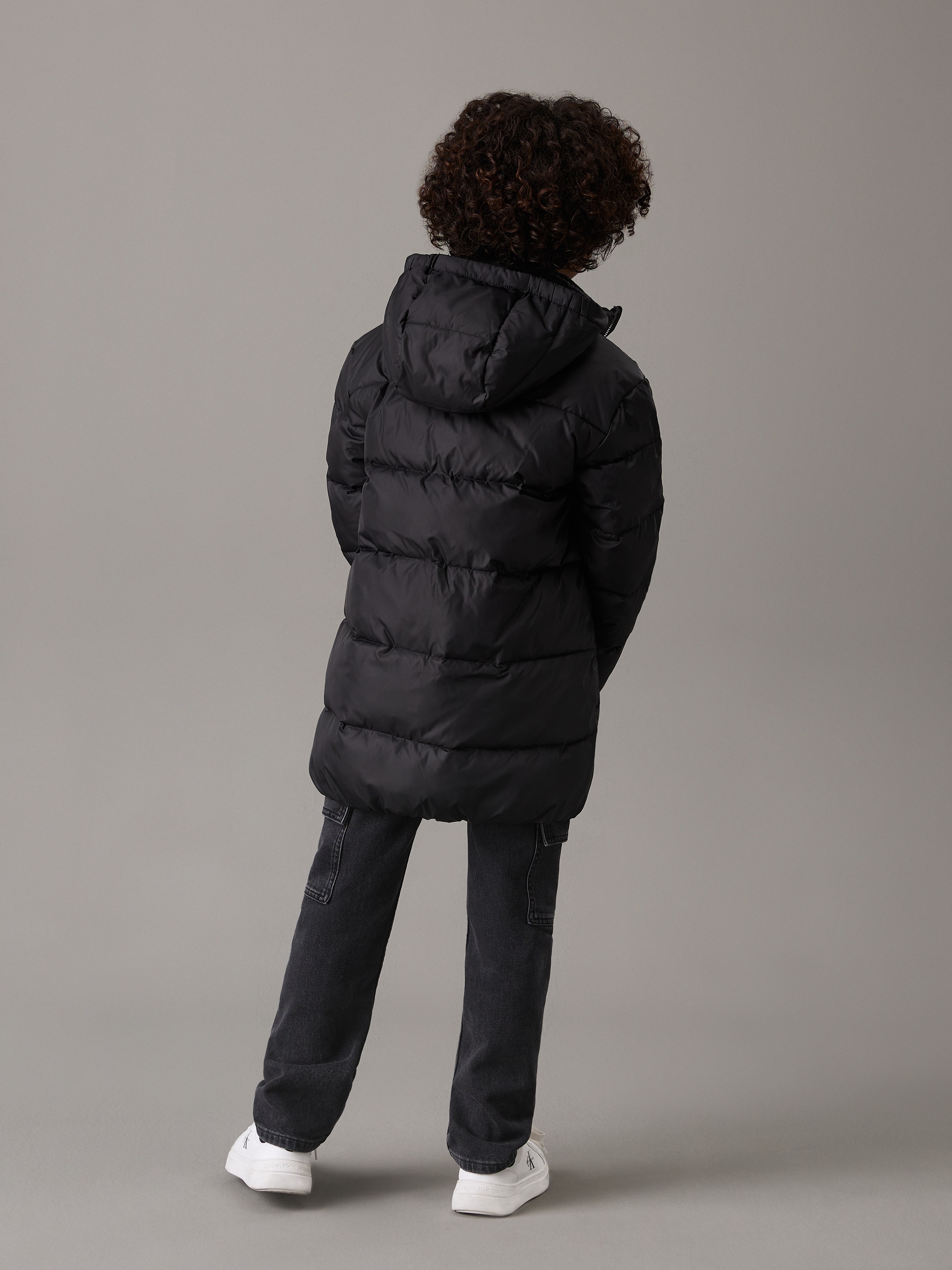 Calvin Klein Jeans Parka »Essential Parka Puffer« mit Kapuze für Kinder bis 16 Jahre und mit Logopatch
