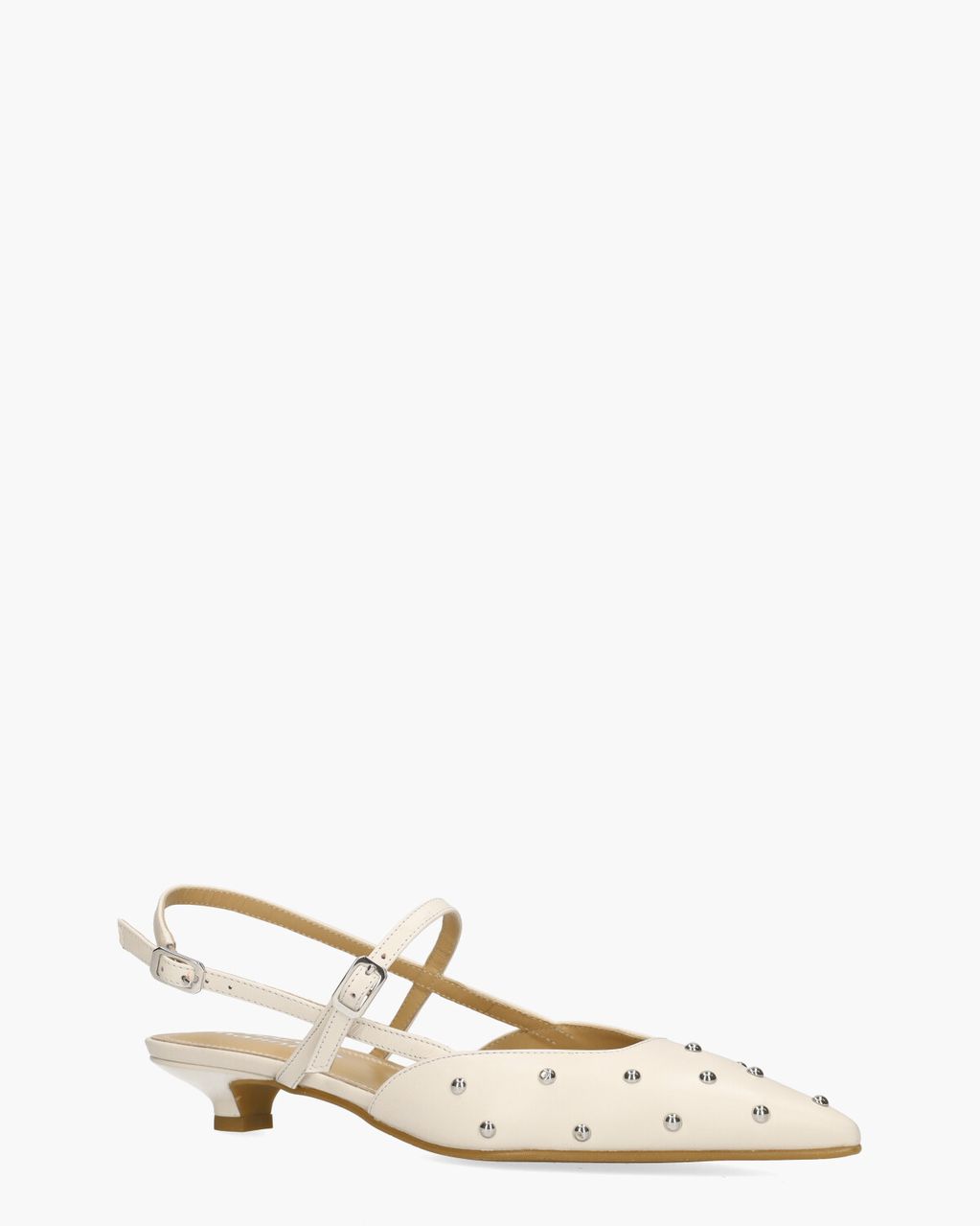 Nalini 25E032 Off-White Dames Slingbackpumps