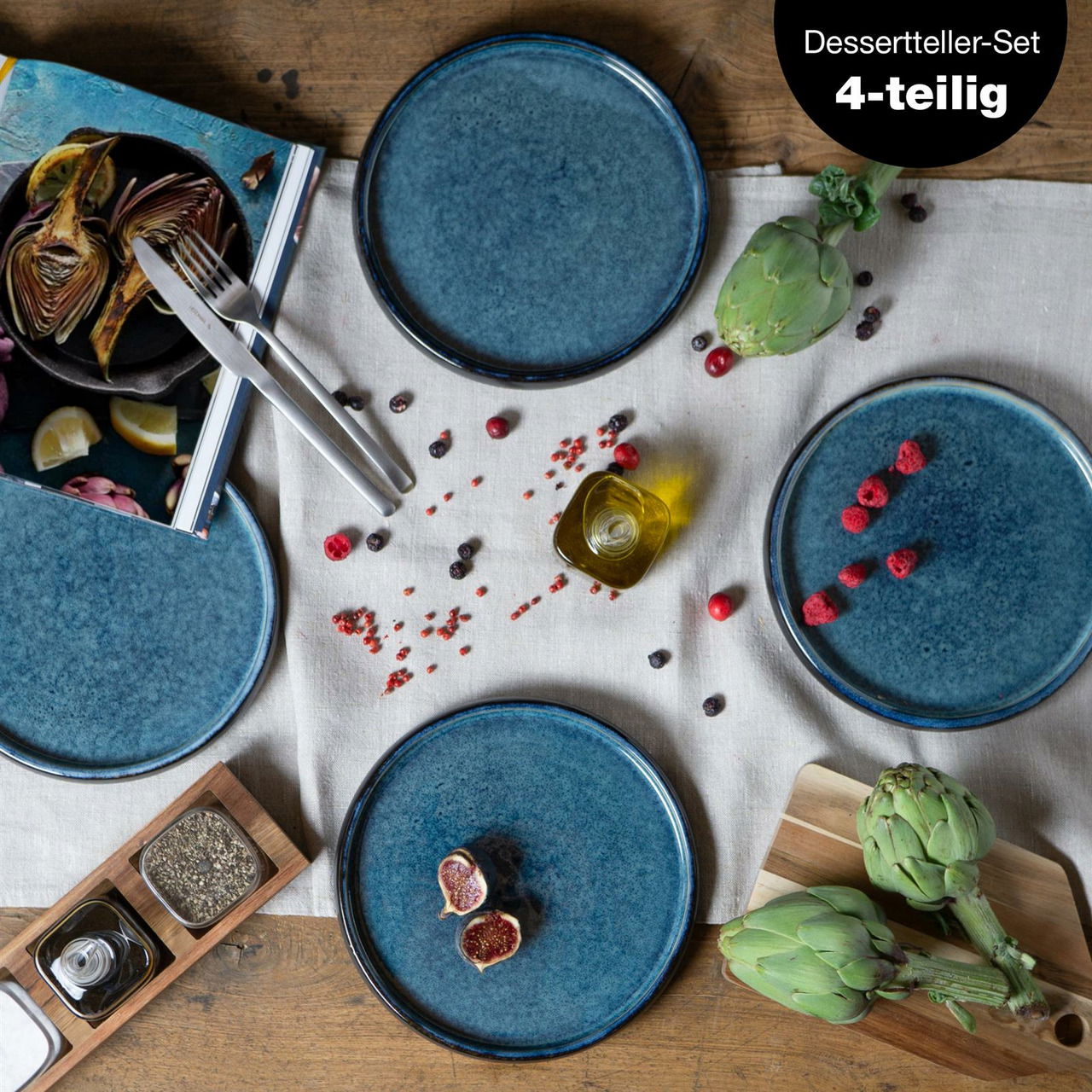 Moritz & Moritz Dessertteller 4-tlg. REACTIV