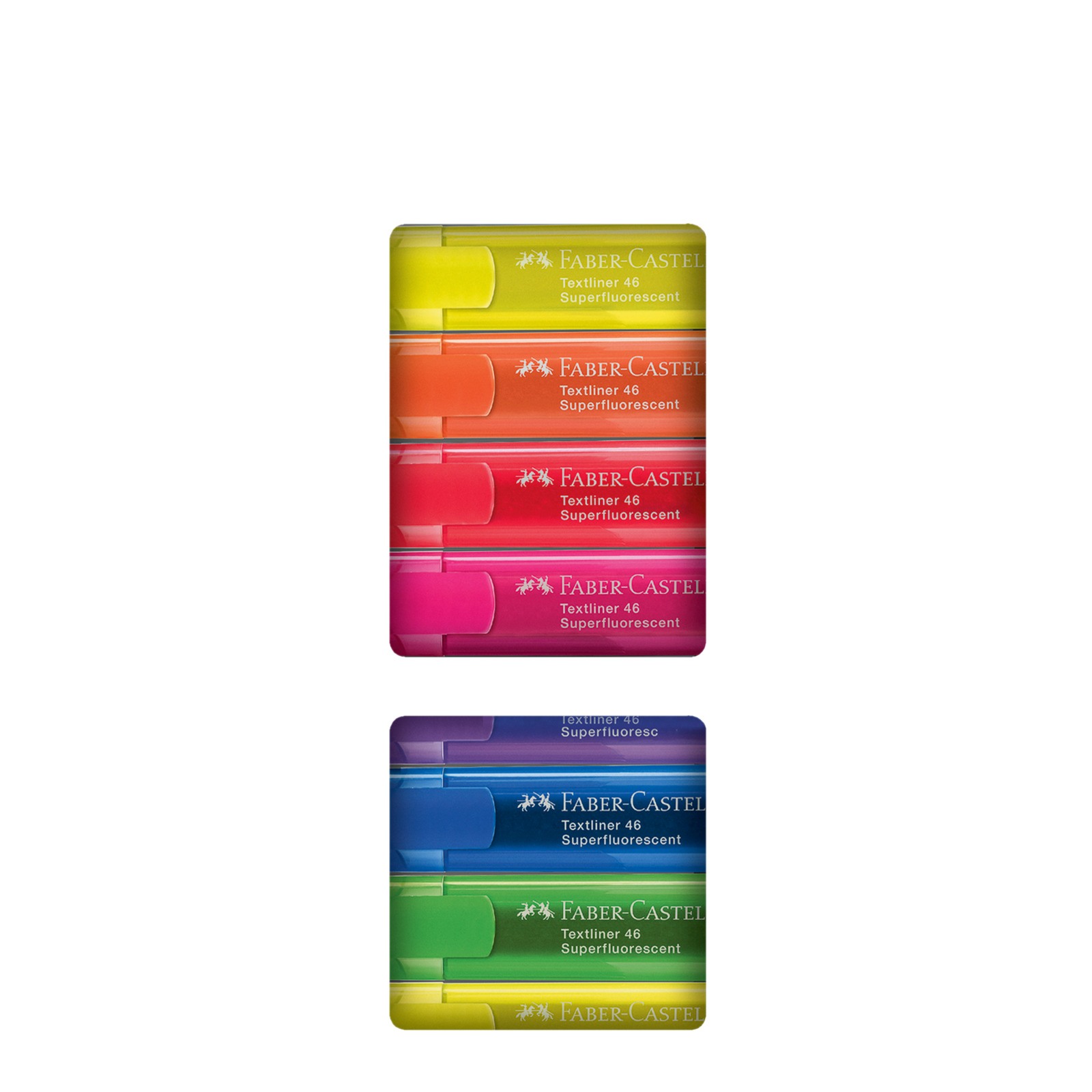 Faber-Castell Textmarker TL 46 Superfluor, 8 Stück