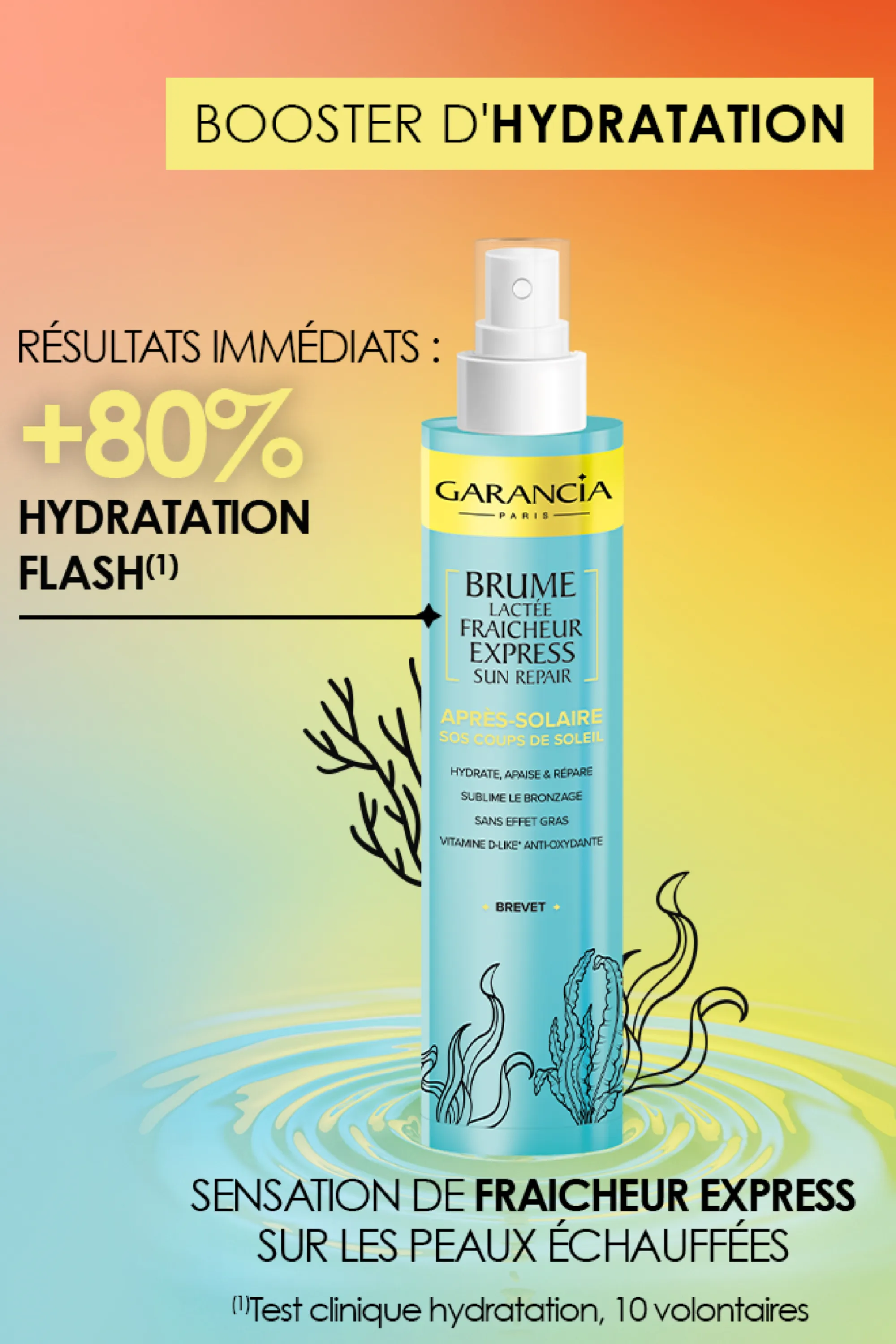 Garancia Brume lactée fraicheur express après-solaire-150 ml